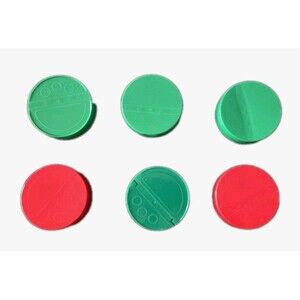 6 Parmesan Cheese Container Lids For Jars Or Craft Supplies Organize LIDS ONLY